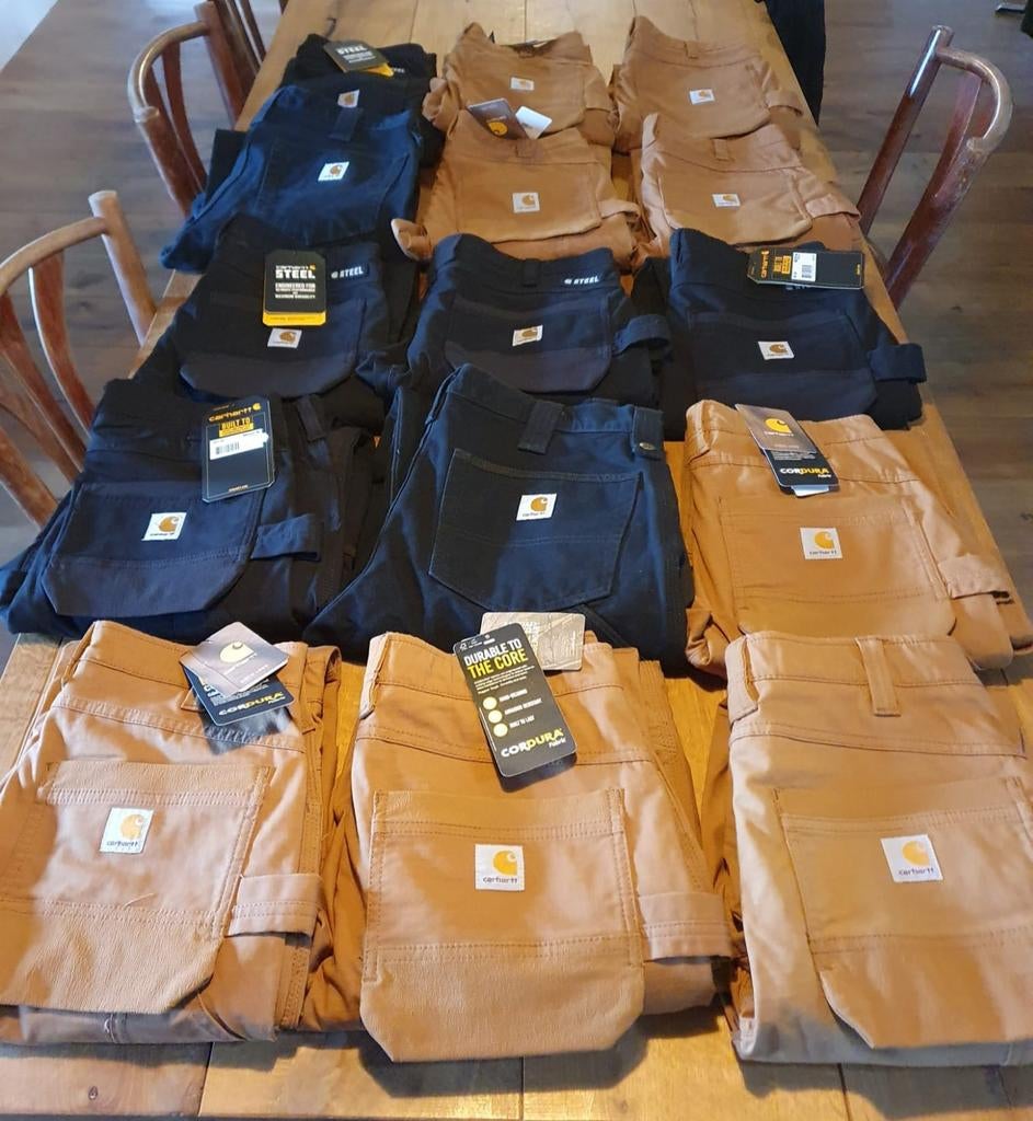 Carhartt Steel werkbroeken multipocket diverse maten Nieuw, Kleding | Heren, Broeken en Pantalons, Www.carhartt.com, Overige kleuren