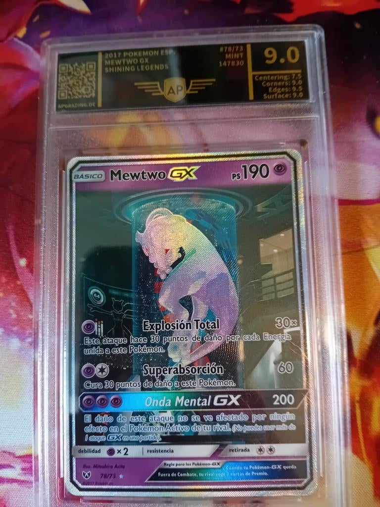 Mewtwo gx shining legends mewtube grade 9, Ophalen of Verzenden