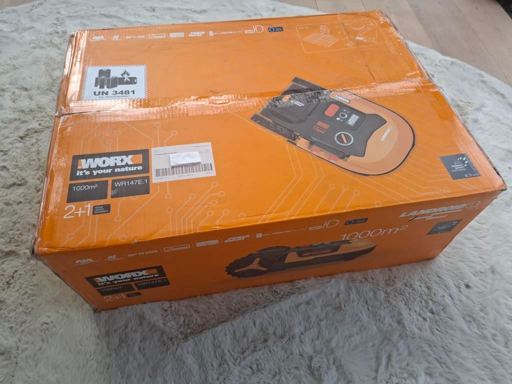 Worx Landroid M1000 robotmaaier - Nieuw in doos, Minder dan 30 cm, Nieuw, Ophalen of Verzenden, Accu-grasmaaier