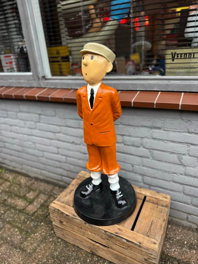 Groot Kuifje Beeld - Uniek Decoratiestuk, Ophalen, Zo goed als nieuw, Mens