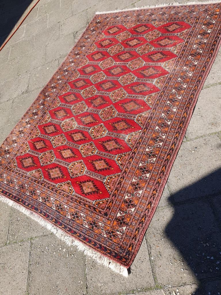 Perzisch tapijt 180x122 cm., Gebruikt, 100 tot 150 cm, Ophalen of Verzenden, Overige kleuren