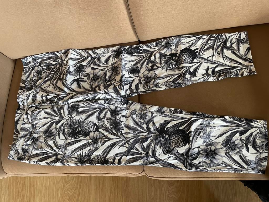 Cambio broek zwart wit, Zwart, Maat 42/44 (L), Ophalen of Verzenden, Zo goed als nieuw