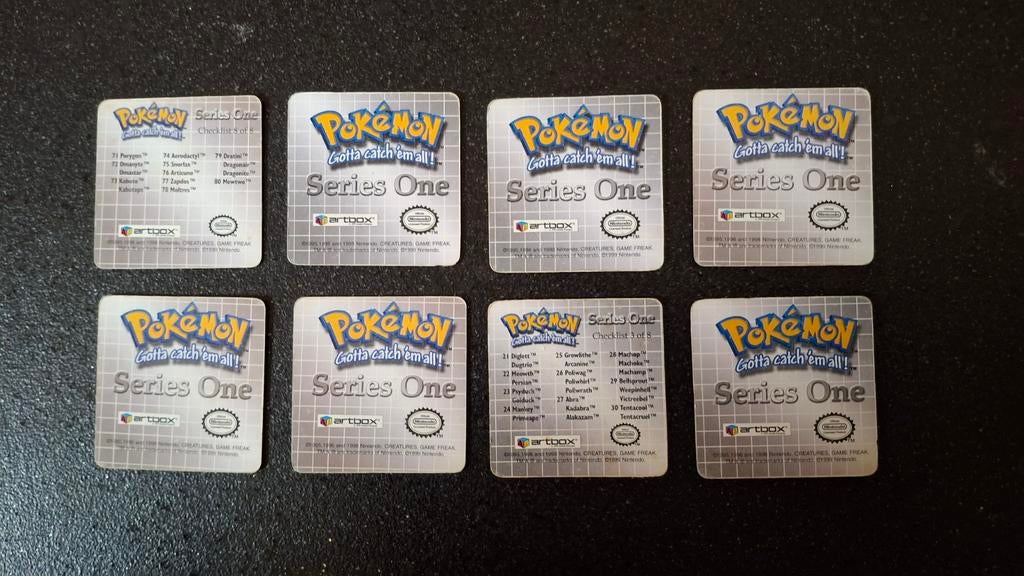 Zeldzame Pokémon Artbox Series One kaarten (8 stuks), Hobby en Vrije tijd, Verzamelkaartspellen | Pokémon, Ophalen of Verzenden