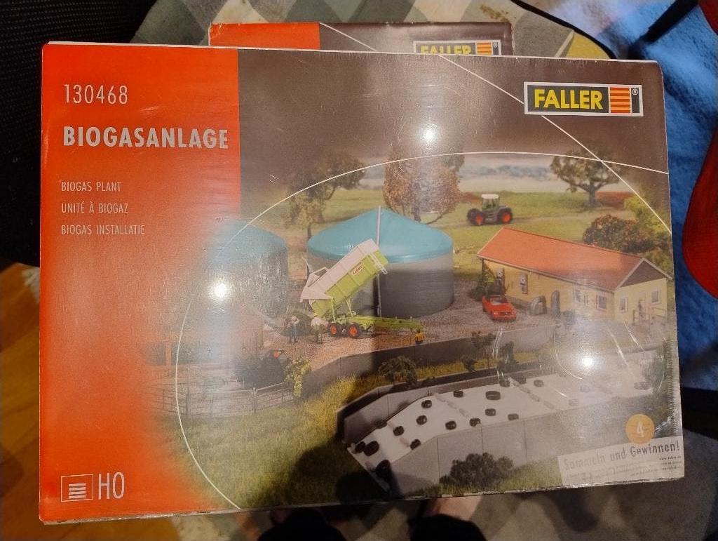 Faller 130468 – Biogasanlage, Overige merken, Gelijkstroom of Wisselstroom, Brug, Tunnel of Gebouw, Nieuw