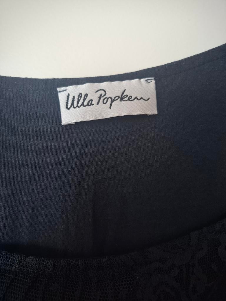 Ulla Popken donkerblauw shirt maat 50 dubbellaags met kant, Kleding | Dames, Ophalen of Verzenden