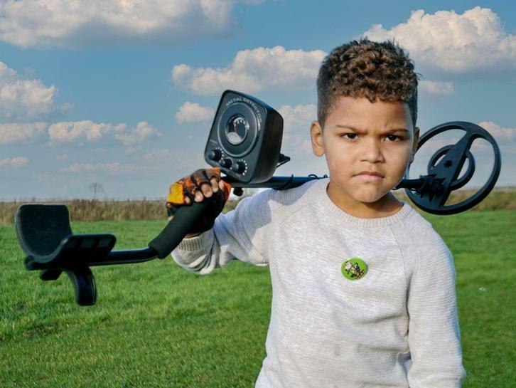 MD Coinfinder kinder metaaldetector + rugtas + accessoires, Hobby en Vrije tijd, Metaaldetectors, Niet ingevuld, Nieuw, Ophalen of Verzenden