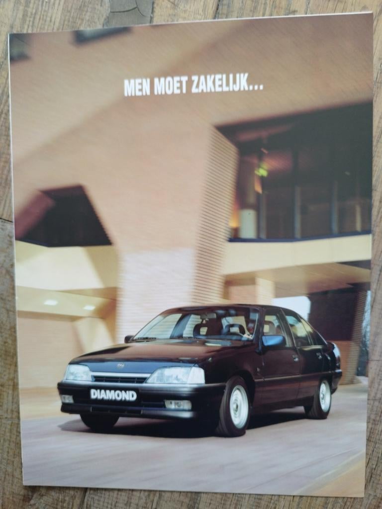 Opel Omega Diamond brochure, Opel, Zo goed als nieuw, Opel, Ophalen of Verzenden