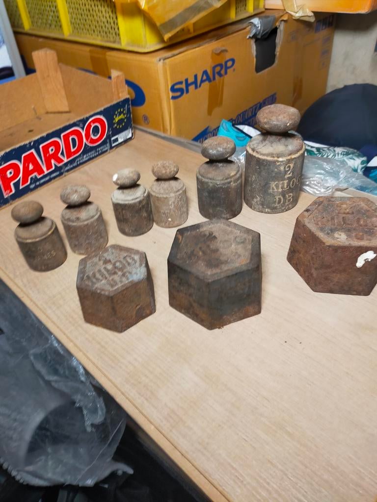 Oude gewichten, Antiek en Kunst, Antiek | Gereedschap en Instrumenten, Ophalen