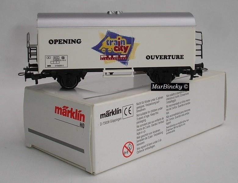 Märklin 4415 Opening Train City Pier Blankenberge Koelwagen!, Wisselstroom, Wagon, Ophalen of Verzenden, Zo goed als nieuw