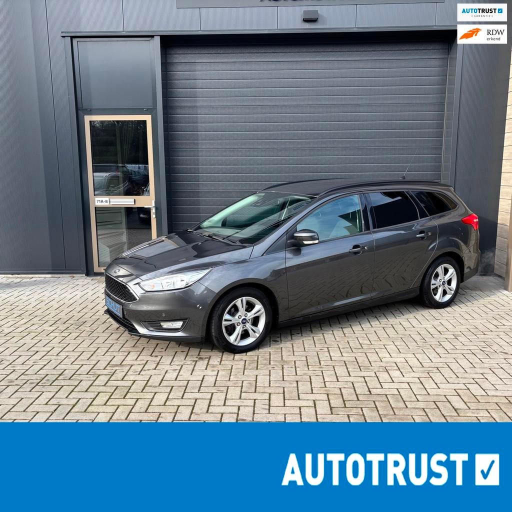 Ford Focus Wagon 125pk Titanium CRUISE CONTROL | CLIMA | NAV, Zwart, Origineel Nederlands, 3 cilinders, 999 cc