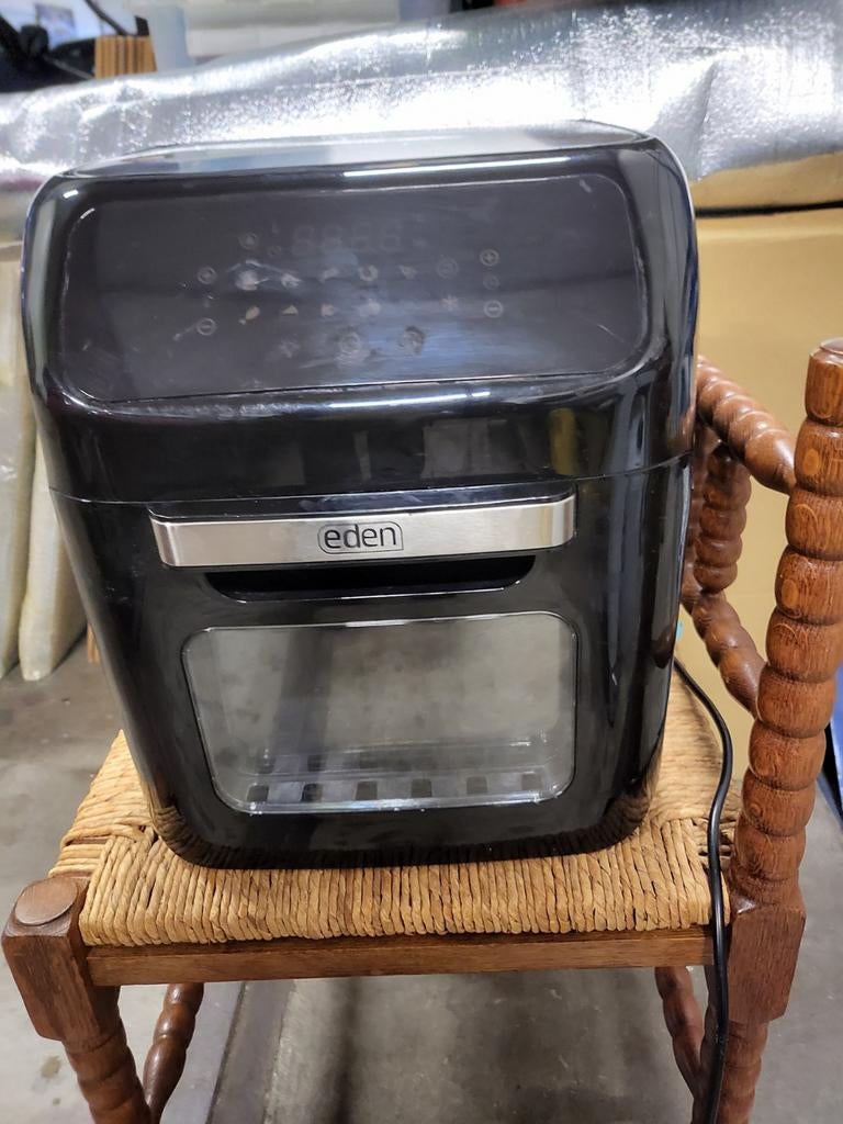 Eden Airfryer Oven met Rotisserie -functie, Ophalen of Verzenden, Zo goed als nieuw, Airfryer XXL, 1500 gram of meer