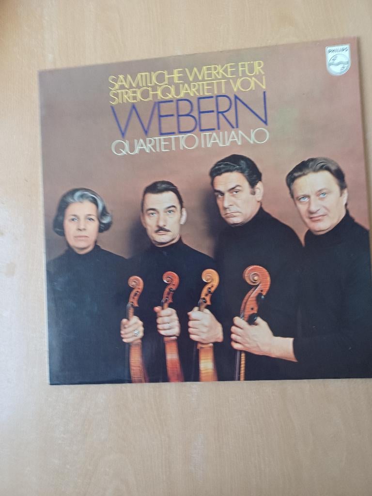 WEBERN  -  SAMTLICHE WERKE FÜR STREICHQUARTETT      lp, Ophalen, Modernisme tot heden, 12 inch, Kamermuziek