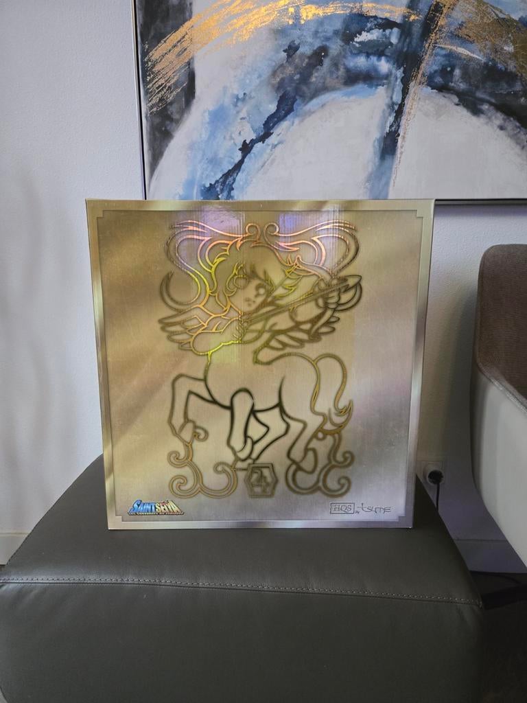 Tsume-art Saint seiya Aiolos statue (box heeft schade), Ophalen of Verzenden, Zo goed als nieuw