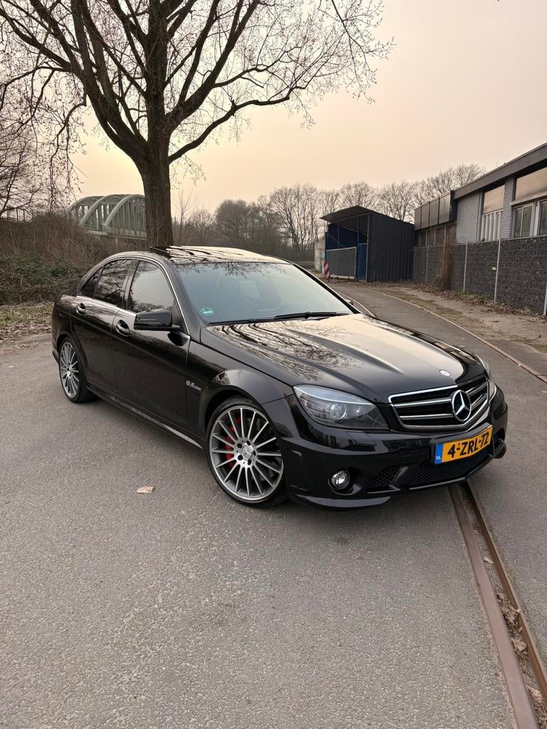 Mercedes-Benz C-Klasse 6.2 C63 AMG Sedan AUT 2008 Zwart, Automaat, Achterwielaandrijving, 457 pk, Zwart