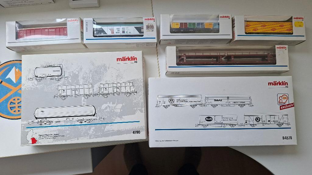 Te koop diverse Marklin wagons, Wisselstroom, Gebruikt, Wagon, Ophalen of Verzenden