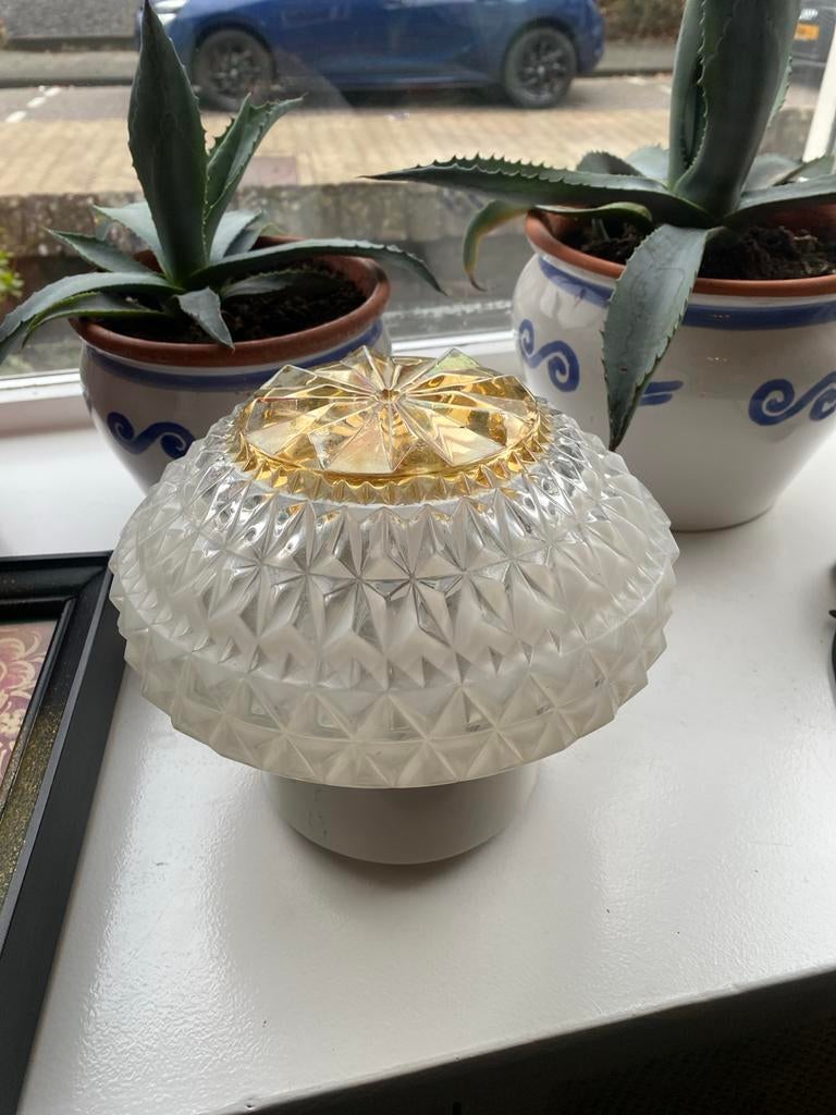 Vintage Glashütte Limburg lamp, Antiek en Kunst, Antiek | Lampen, Ophalen