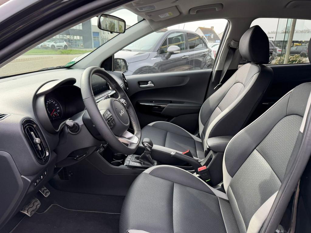 Kia PICANTO 1.2 DPi GT-Line|Cam|Carplay|5.200KM!, Auto's, 4 stoelen, Zwart, Leder, Bedrijf