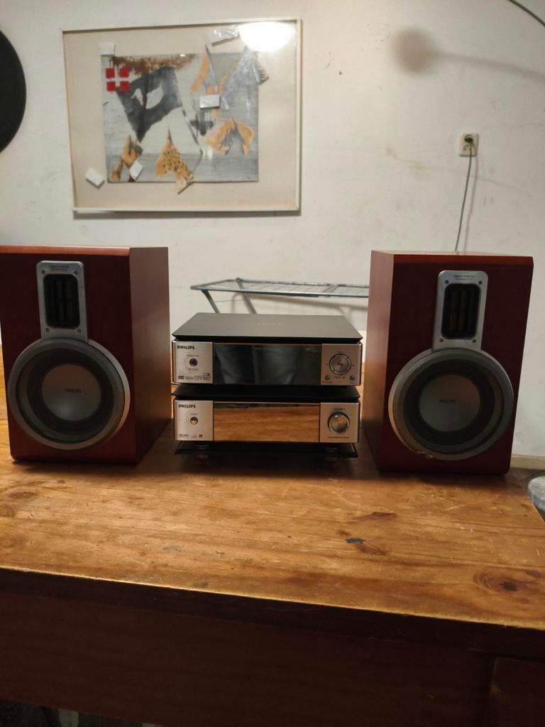 Philips Heritage MCM906 HiFi set met Buizenversterker, Audio, Tv en Foto, Buizenversterkers, Ophalen of Verzenden, Versterker