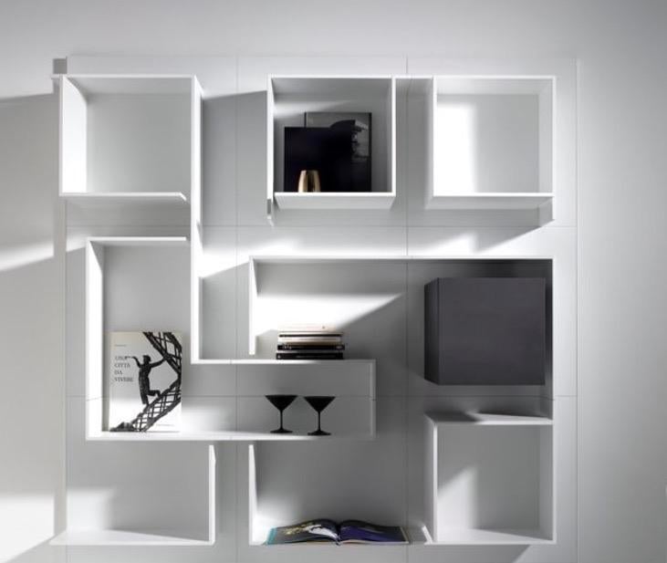 MDF Italia Vita modulair systeem - 4 elementen, Ophalen, Kunststof, 100 tot 150 cm, 150 tot 200 cm