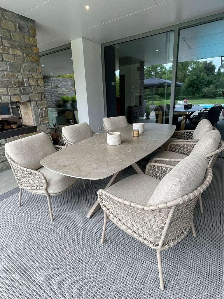 Sardinia low Dining 4 seasons outdoor 4SO Tuinset, Ophalen of Verzenden, Nieuw