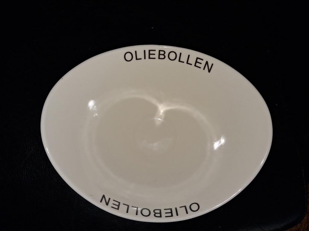 Oliebollen schaal - 25 cm x 21.5 cm, Ophalen, Zo goed als nieuw, Overige vormen, Schaal