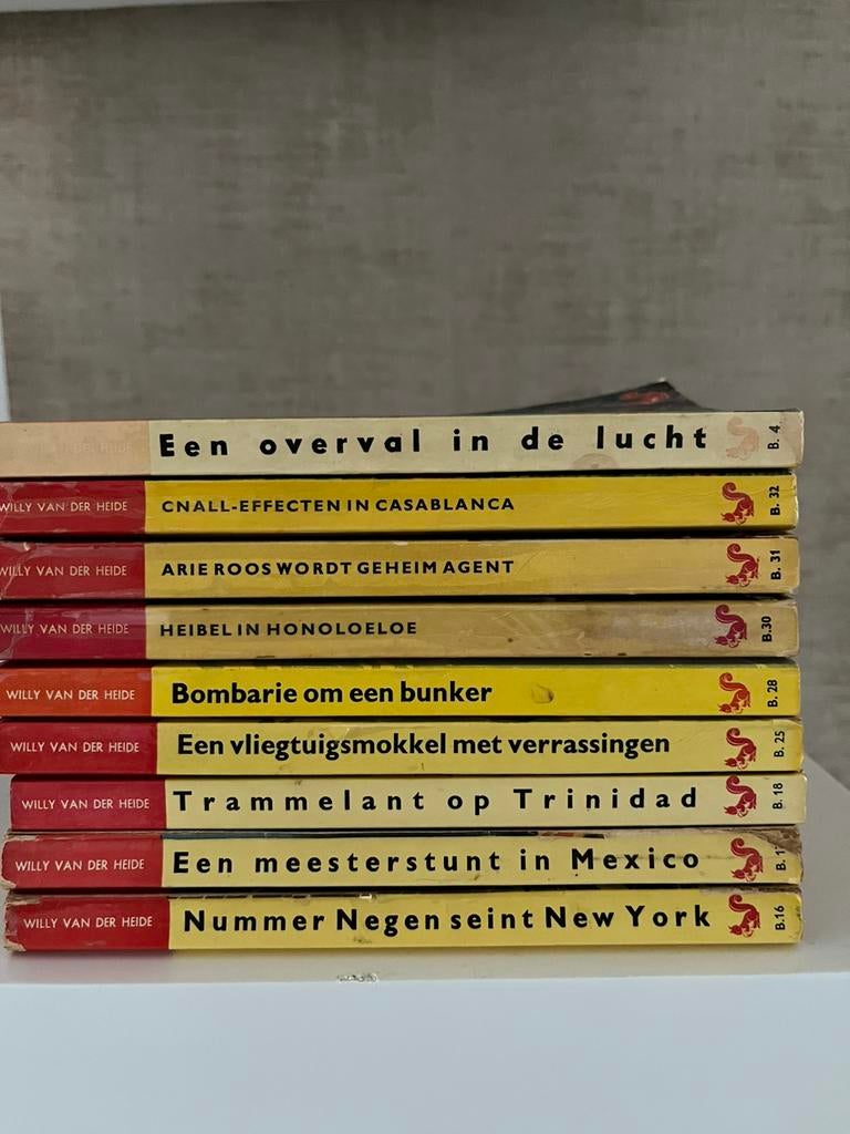 Bob Evers serie door Willy van der Heide, Boeken, Avontuur en Actie, Ophalen of Verzenden, Gelezen, Willy van der heide