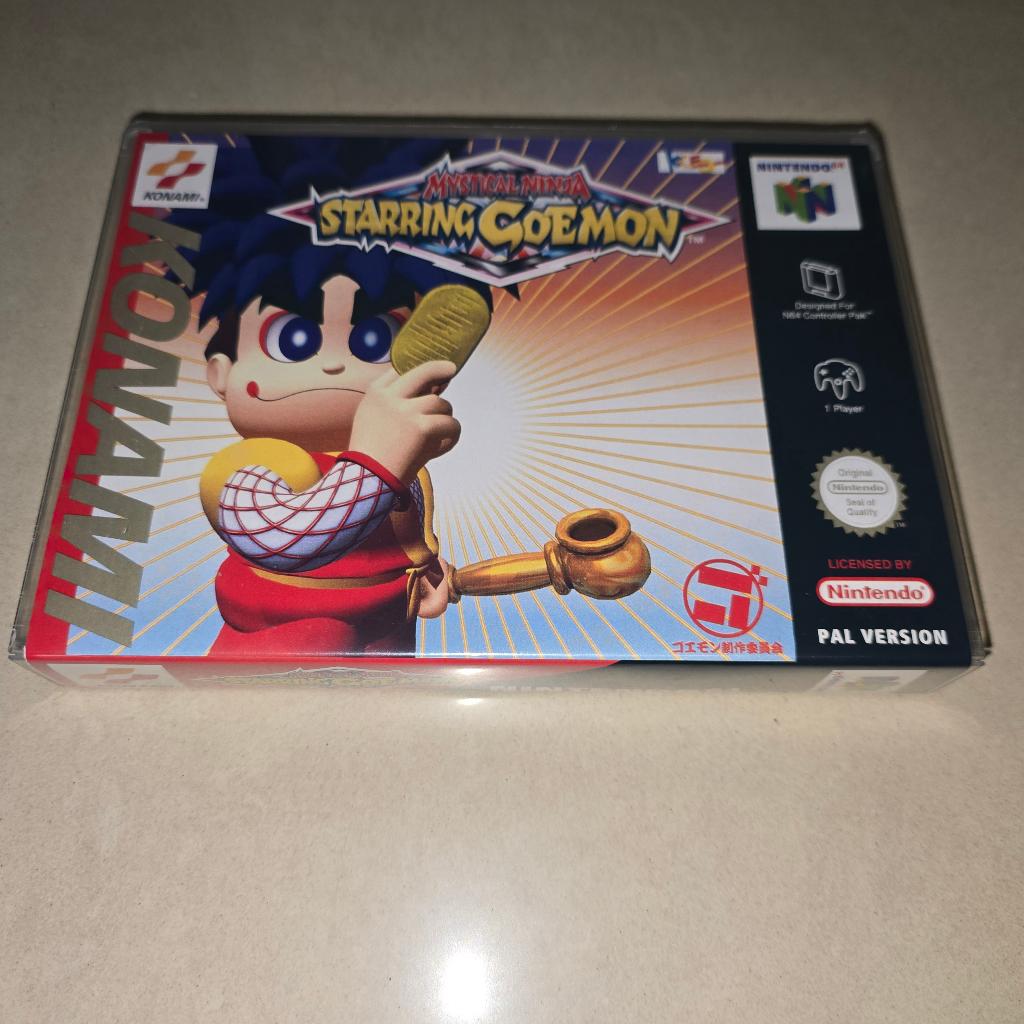 Mystical Ninja Starring Goemon N64 Game Case, Spelcomputers en Games, Games | Nintendo 64, Avontuur en Actie, 1 speler, Ophalen of Verzenden