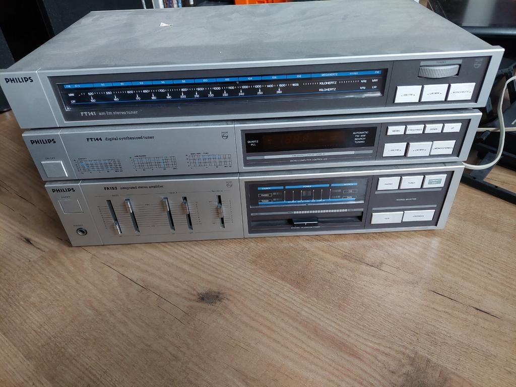 Philips FA153 Versterker - Vintage Audio, Gebruikt, Ophalen, Overige merken, Minder dan 60 watt
