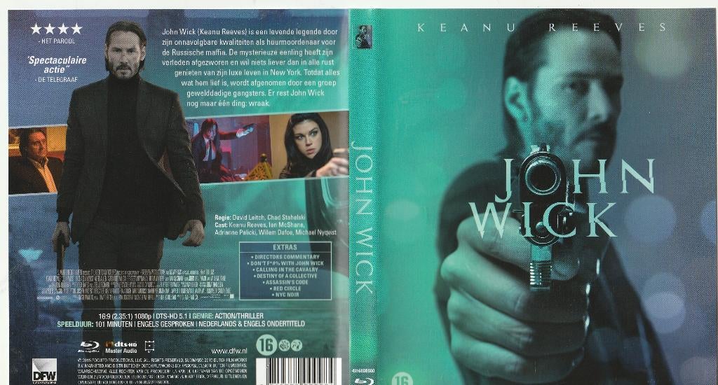 John wick blu ray ( ned. ondert. ), Cd's en Dvd's, Blu-ray, Ophalen of Verzenden, Zo goed als nieuw, Actie