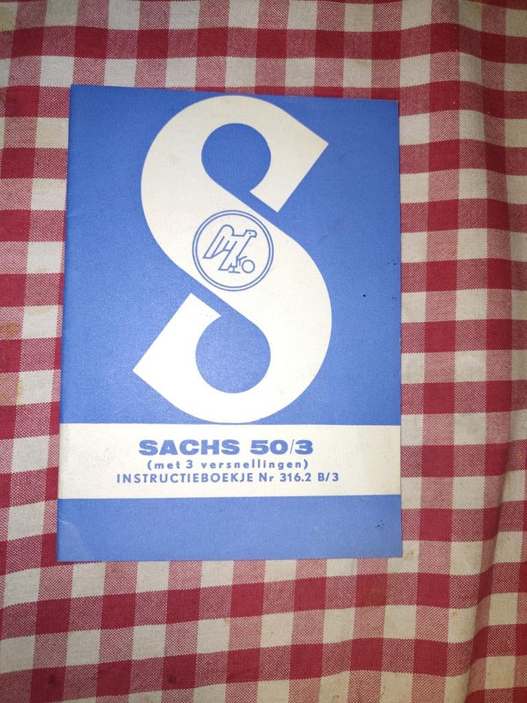 Sachs 50/3 instructieboekje 1961, Ophalen of Verzenden, Gebruikt