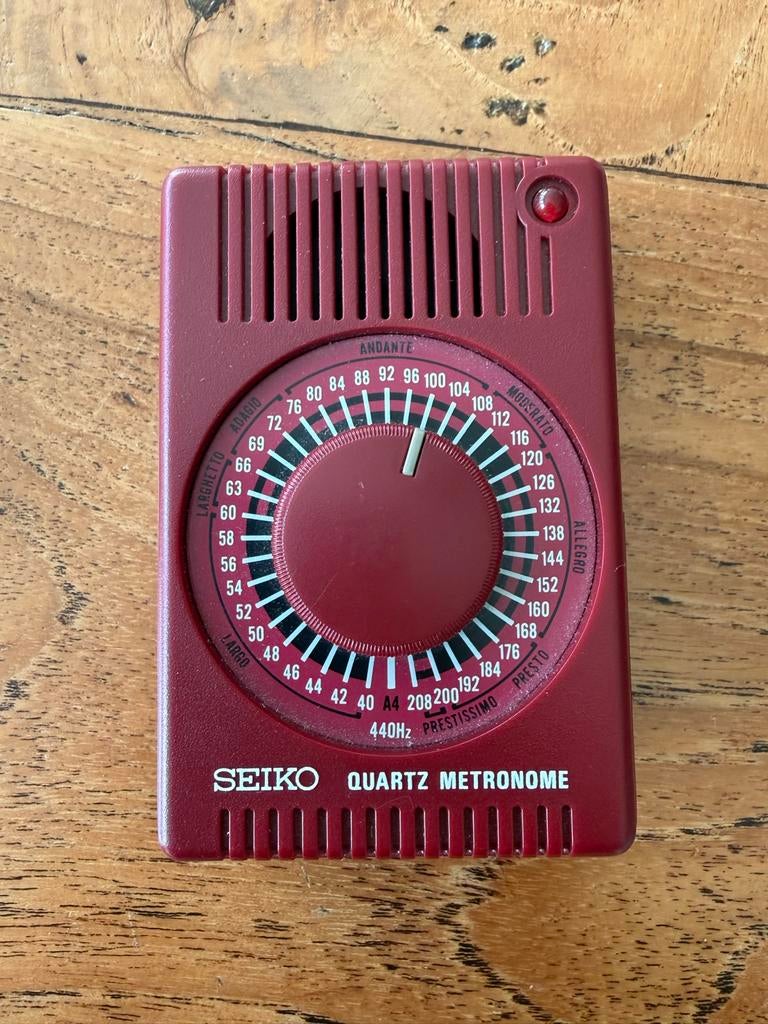 Seiko Quartz Metronome - Vintage Muziekaccessoire, Ophalen of Verzenden, Gebruikt