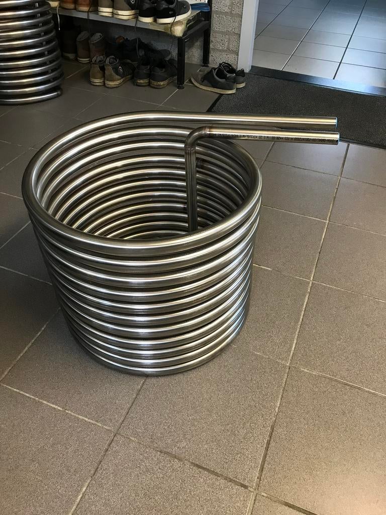 RVS 316 warmtewisselaar spiraal zwembadverwarming hottub, Tuin en Terras, Ophalen of Verzenden, Nieuw, Verwarming