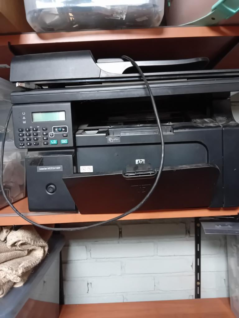 HP LaserJet M1212nf MFP - All-in-one printer, Gebruikt, Ophalen of Verzenden, HP, Zwart-en-wit printen