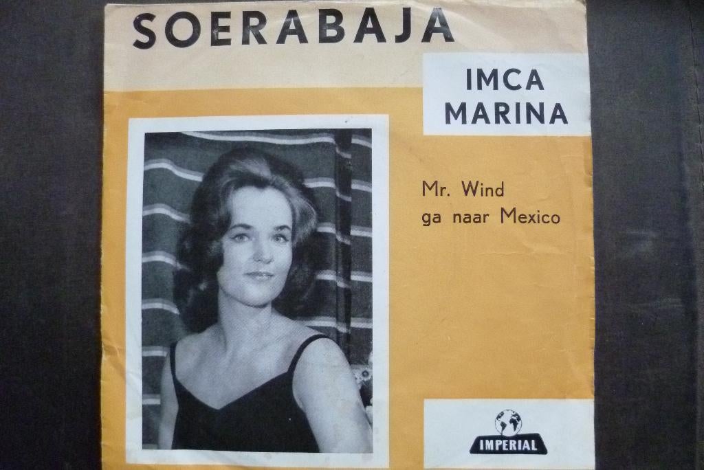 imca marina - soerabaja, Cd's en Dvd's, Vinyl Singles, Zo goed als nieuw, Single, Nederlandstalig, 7 inch, Ophalen of Verzenden