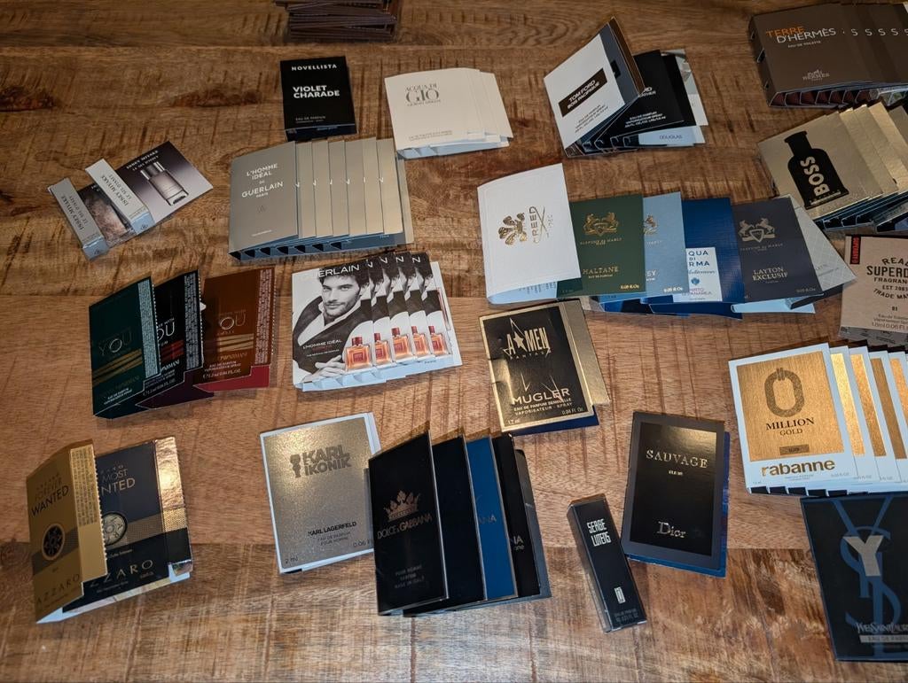 Heren parfum verrassingpakket samples/proefjes/monsters, Ophalen of Verzenden, Nieuw