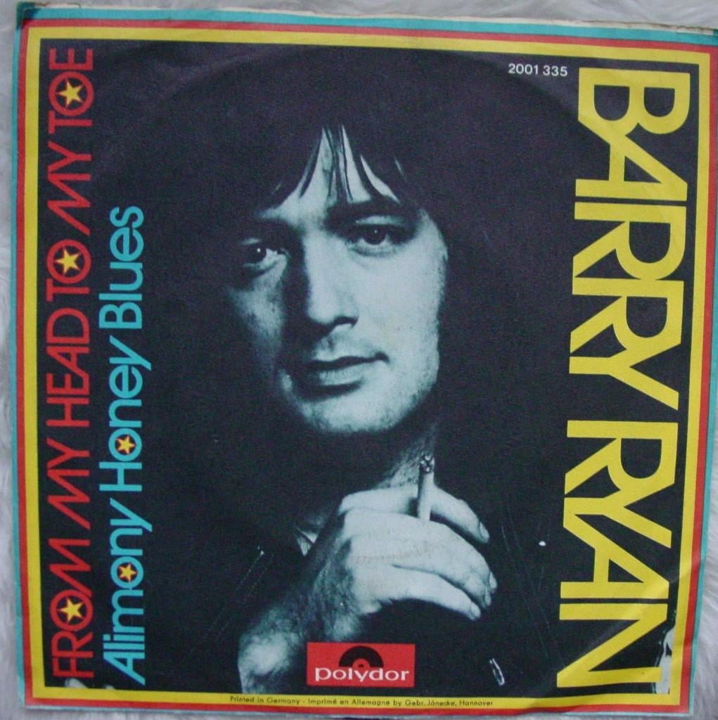 45T 7INCH VINYL SINGLE BARRY RYAN, Ophalen of Verzenden, Zo goed als nieuw, Pop