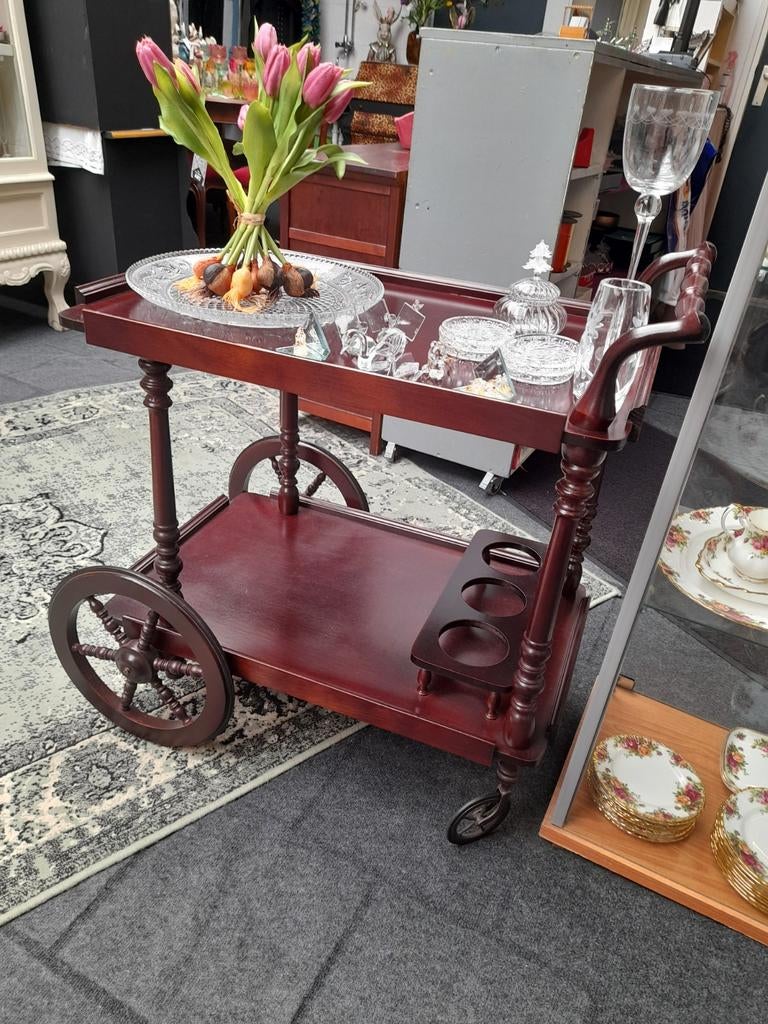 Nette noten thee wagen dranken kar, Ophalen of Verzenden