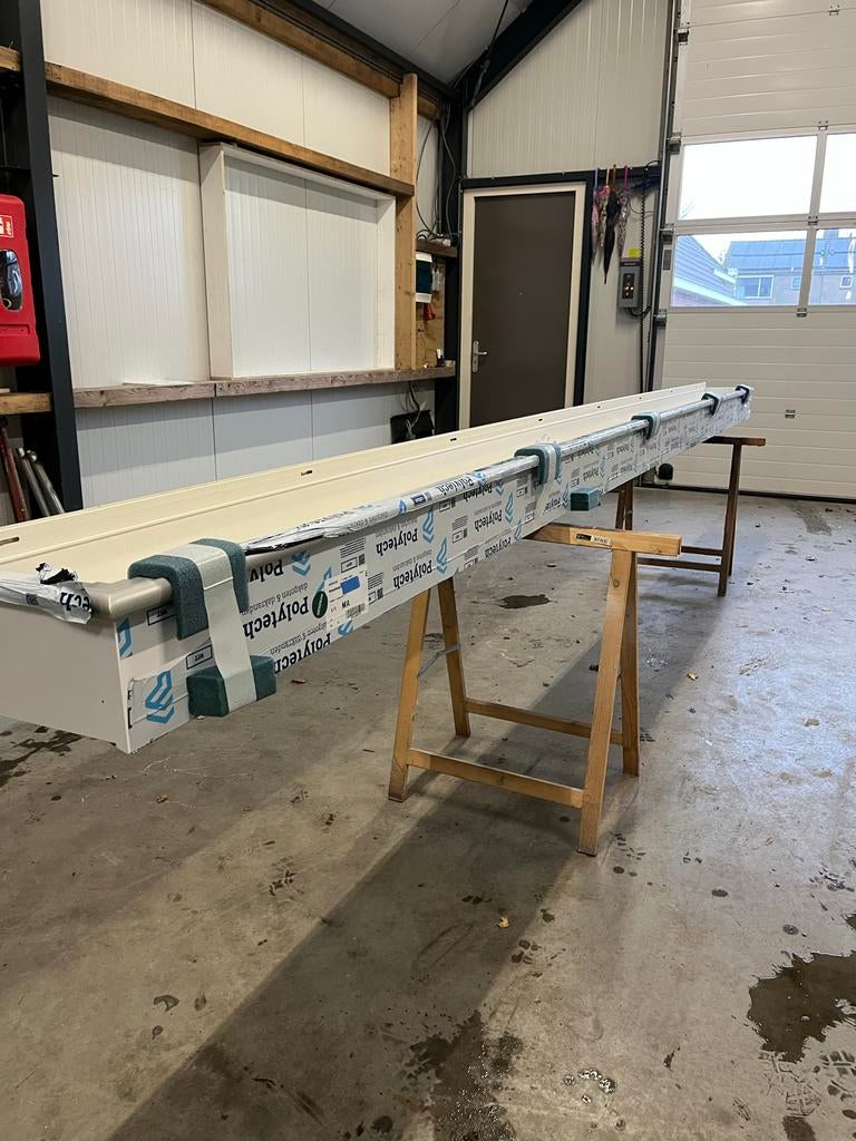 Kunststof dakgoot, Ophalen, Pvc, Nieuw, 4 tot 6 meter