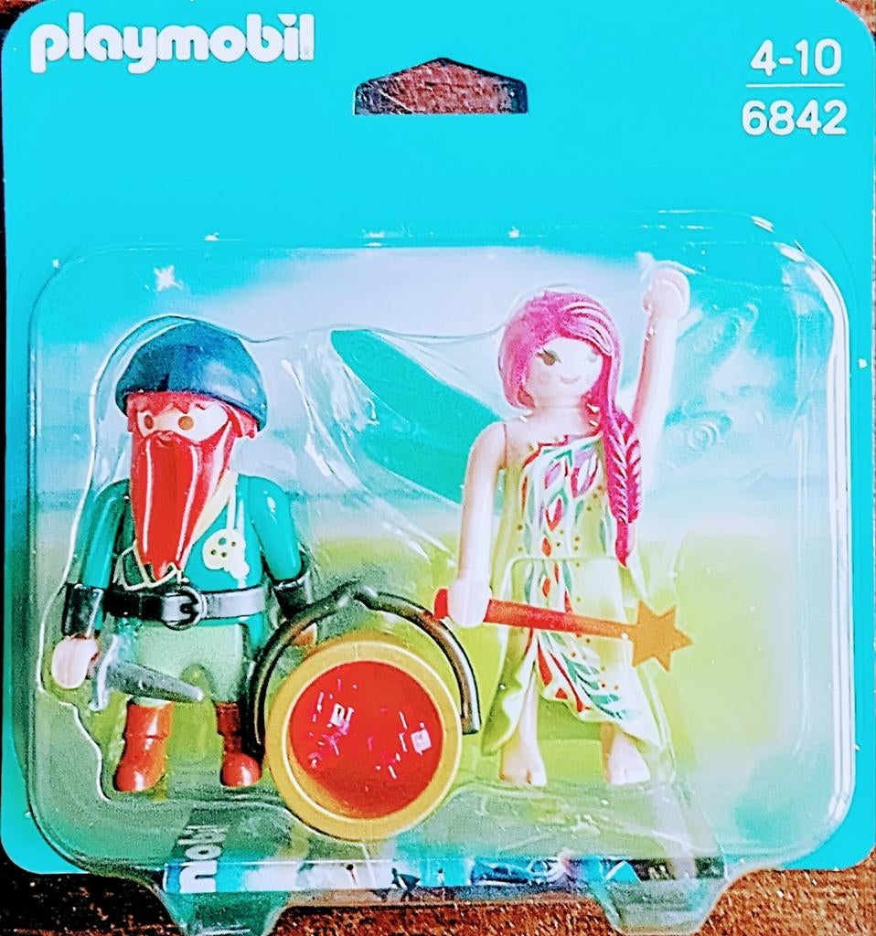 Duopack Elf En Dwerg 6842, Kinderen en Baby's, Speelgoed | Playmobil, Ophalen of Verzenden, Zo goed als nieuw, Complete set