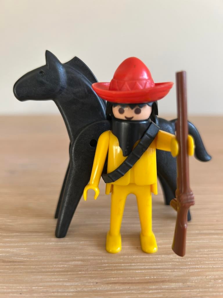 Vintage playmobil set uit 1975 nr. 3343 Mexicaan met paard, Kinderen en Baby's, Speelgoed | Playmobil, Ophalen of Verzenden, Gebruikt
