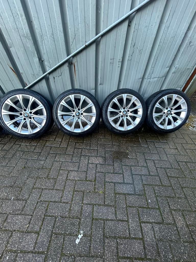 BMW E39 Velgen met Banden, Ophalen, 18 inch, Gebruikt, Banden en Velgen