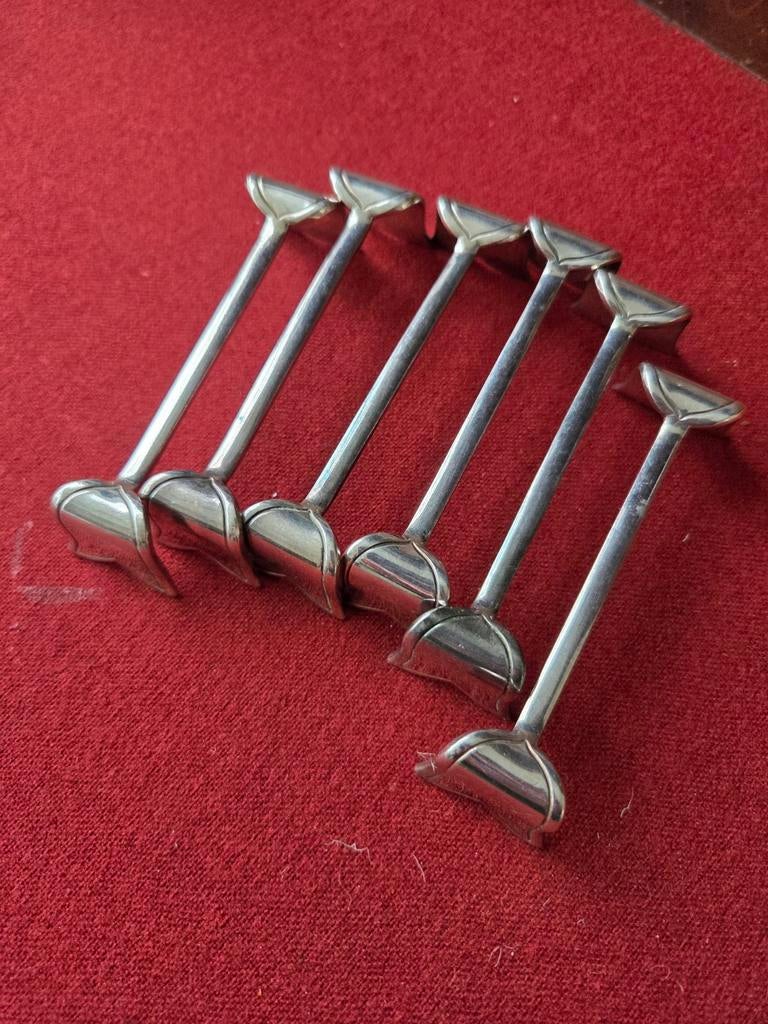 Messenleggers, verzilverd, Ophalen of Verzenden