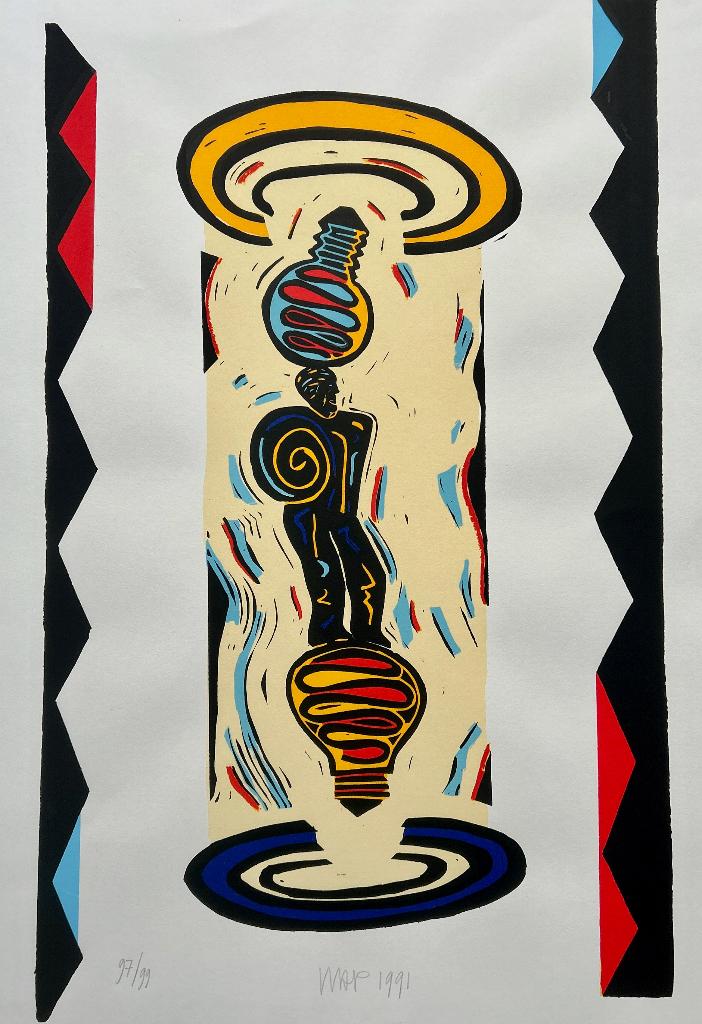 Zeefdruk Hans Wap, Verzenden