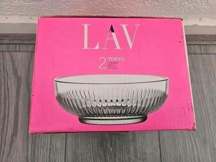 2 glazen schaaltjes nieuw, Nieuw, Ophalen of Verzenden, Overige stijlen, Glas