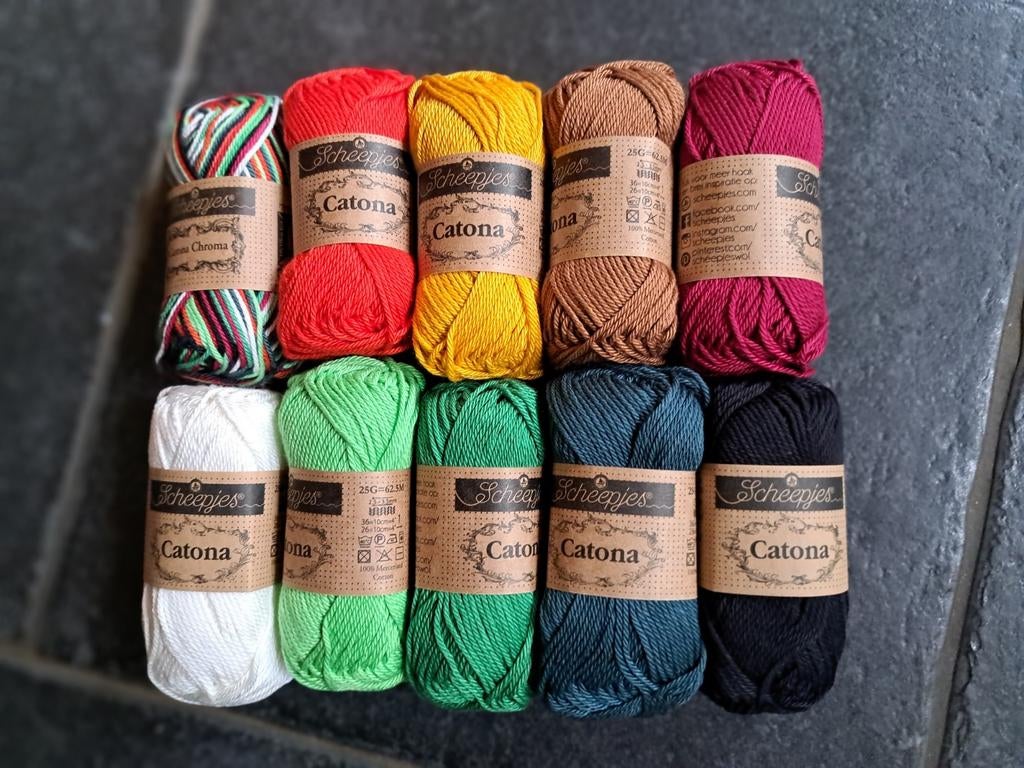 Scheepjes Catona Chroma Minis Colour Pack - Christmas Treat, Ophalen of Verzenden