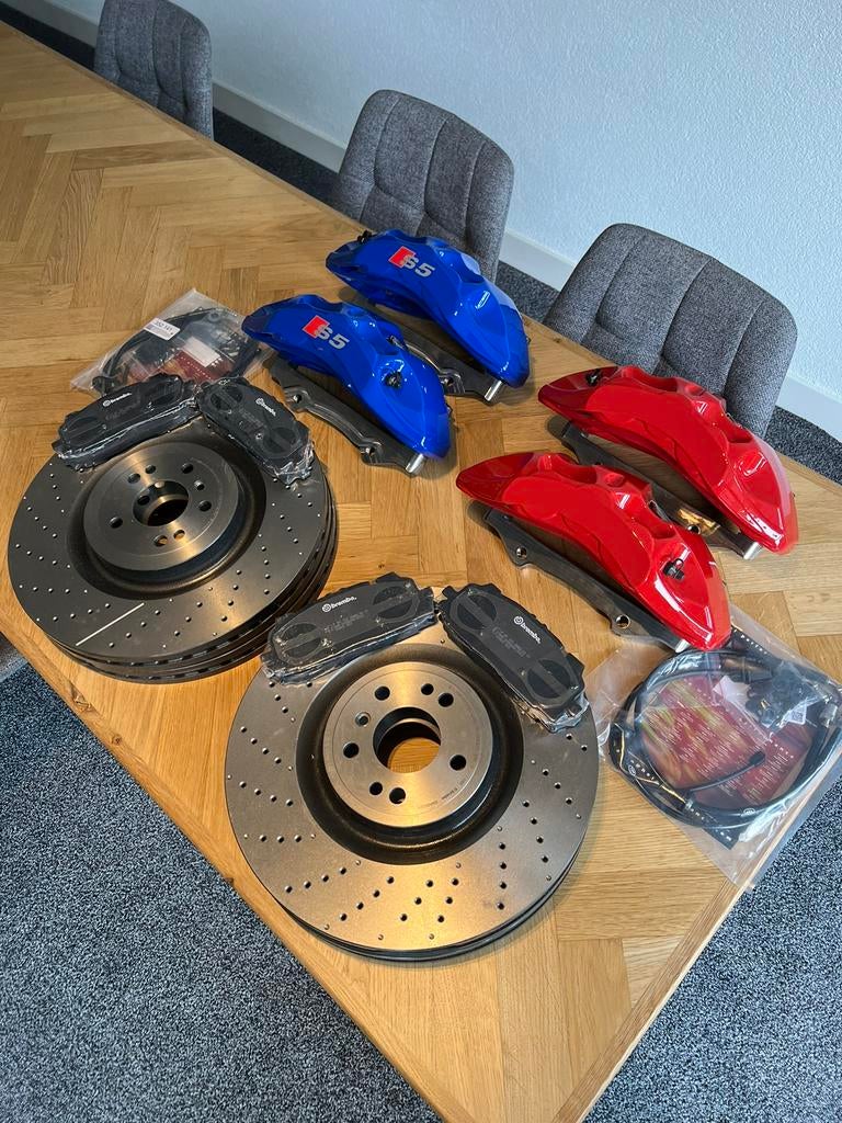 Big brake kit Audi Volkswagen Seat Skoda VAG. 350-420mm, Auto-onderdelen, Ophalen of Verzenden, Gereviseerd, Audi