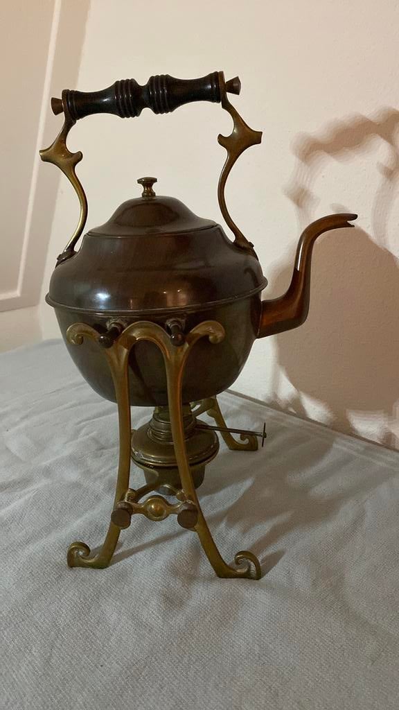 Antieke kantelketel met brander, Ophalen of Verzenden