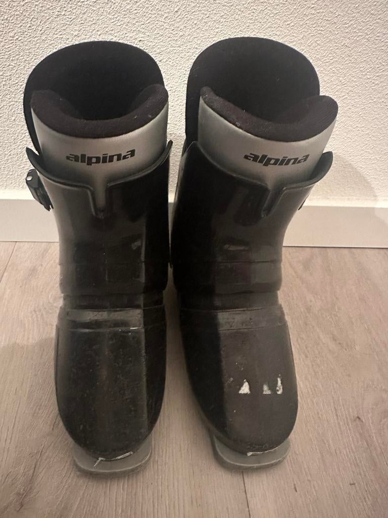 Kinderskischoen Alpina Zwart 21.5, Ophalen, Gebruikt, Schoenen