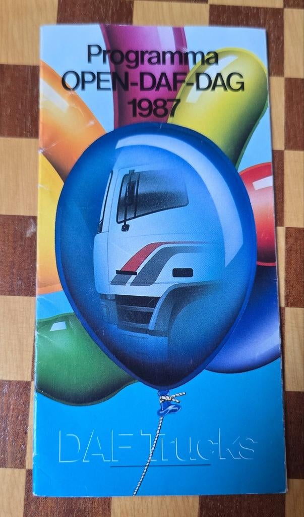 DAF Open Dag Brochure 1987, Ophalen