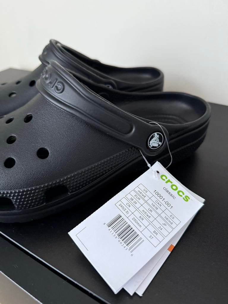 Nieuwe Crocs Klompen - Zwart - Maat 38-39, Kleding | Heren, Schoenen, Ophalen of Verzenden, Nieuw, Zwart, Klompen